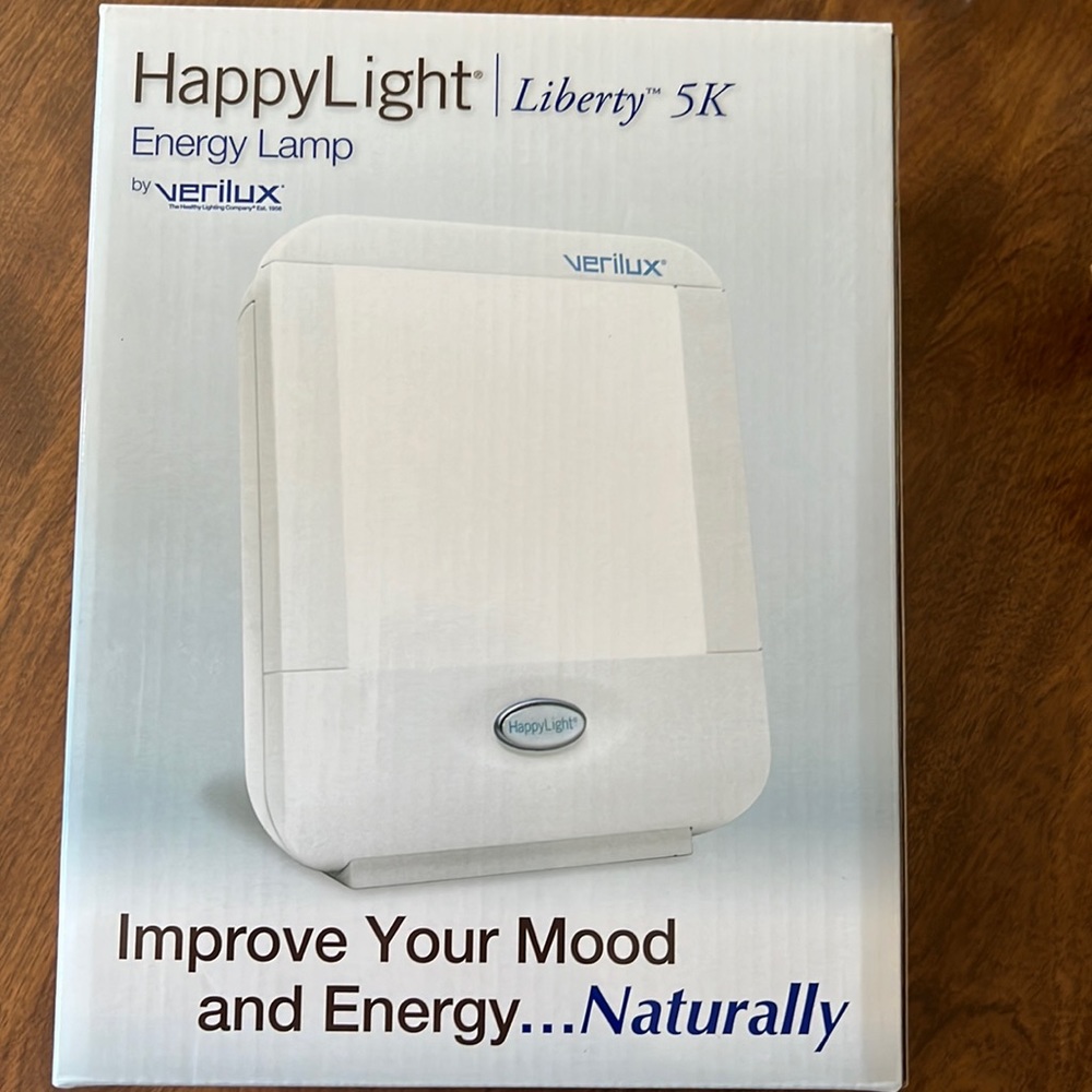 New Verilux HappyLightLiberty 5K Energy Lamp (Boost Mood, Sleep, Energy)